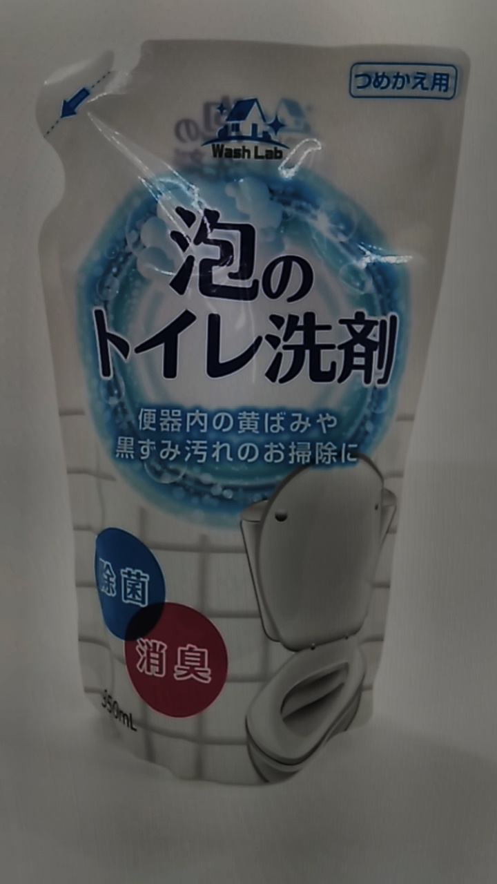 ロケット石鹸 ウォッシュラボ 泡のトイレ洗剤スプレー つめかえ用 350ml