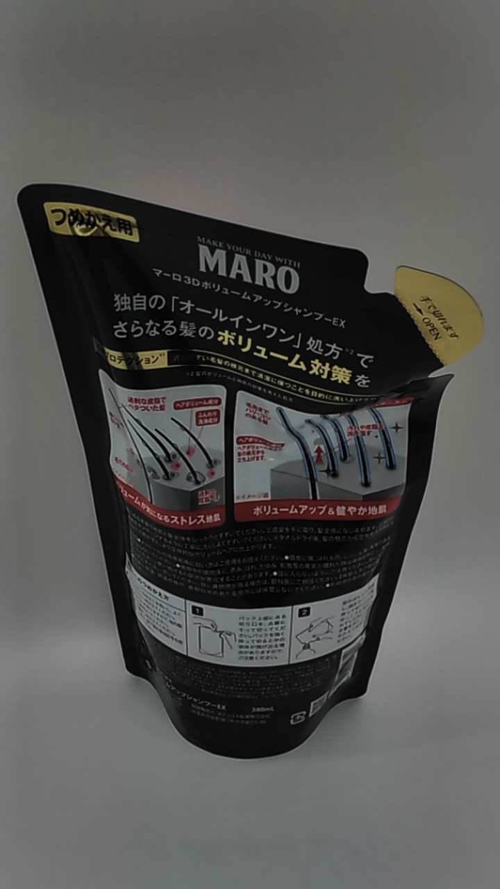 多慶屋公式サイト / MARO 3Dボリュームアップシャンプー EX つめかえ用 380ml