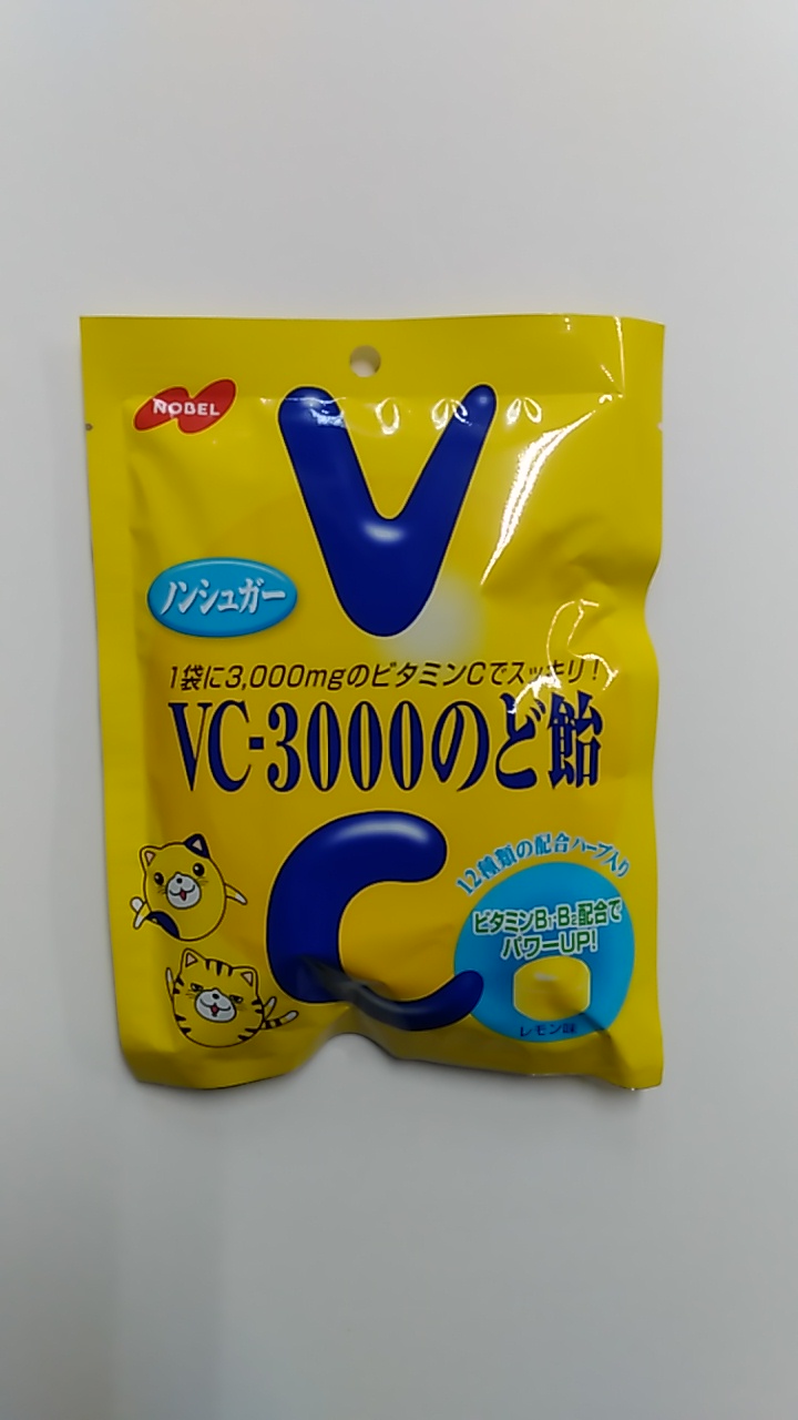 ついに再販開始！】 ノーベル製菓 VC-3000のど飴 90g discoversvg.com