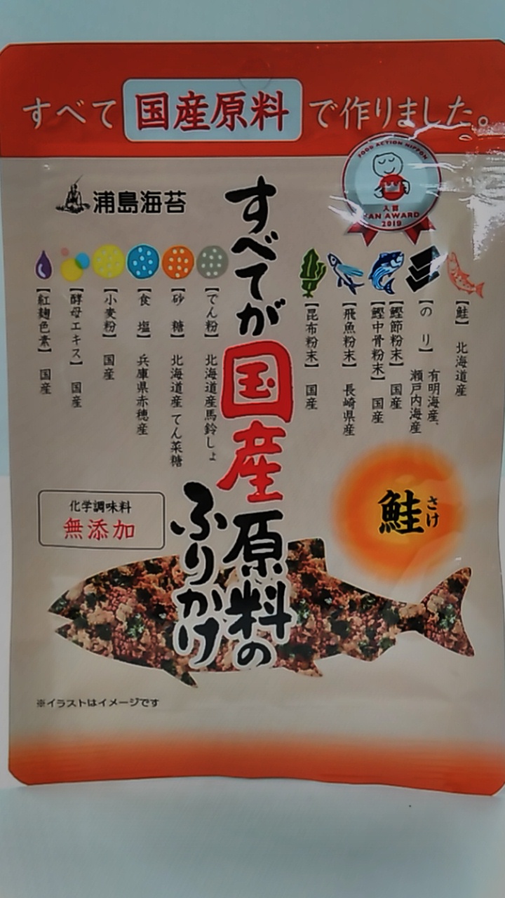 多慶屋公式サイト / 日本海水 浦島海苔 すべてが国産原料のふりかけ 鮭 28g