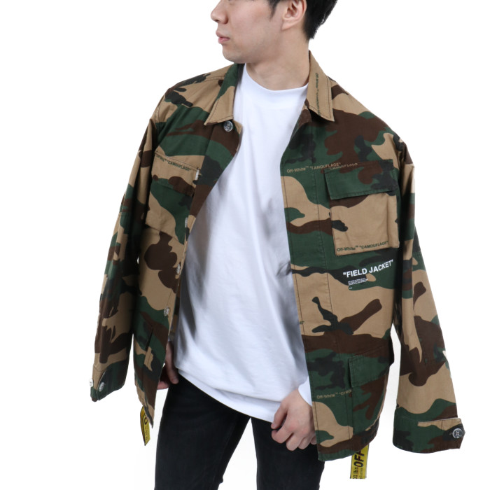 新品入荷 offwhite field jacket フィールド オフホワイトフィールド