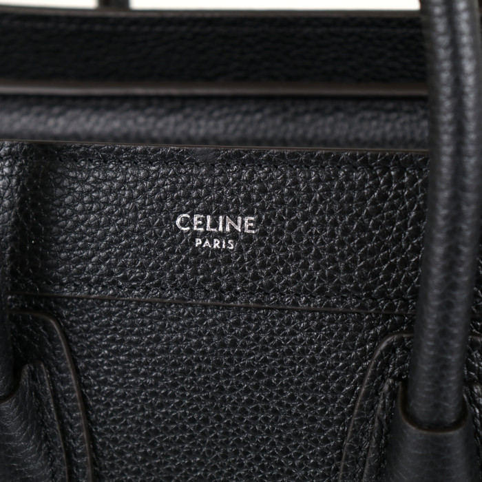 【送料無料!】セリーヌ CELINE ハンドバッグ ラゲッジ ナノ 18924 3DRU 38NO ブラック レディース BLACK