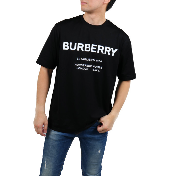 バーバリー BURBERRY メンズ 半袖Tシャツ 8017224  ブラック【BK】