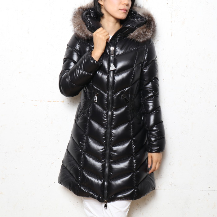 多慶屋公式サイト / モンクレール MONCLER レディース ダウンコート FULMARUS 999 ブラック【BK】 サイズ【0】｜フルマルス  4986325 C0065 人気 タイト 細身 光沢 ロング丈 フェミニン すっきり きれい