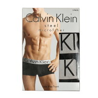 【レターパックプラス・送料無料】Calvin Klein(カルバンクライン) スティールマイクロ 3枚セット NB1656 001 ck