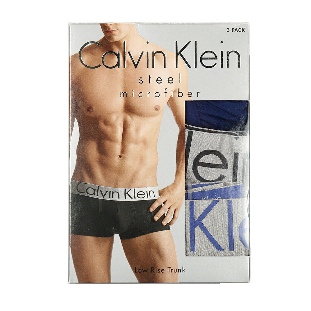 【レターパックプラス・送料無料】Calvin Klein(カルバンクライン) スティールマイクロ 3枚セット NB1656 611 ck