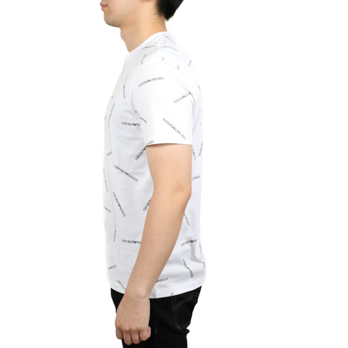 エンポリオアルマーニEMPORIOARMANIメンズTシャツ3H1TD7ホワイト【WH】XL