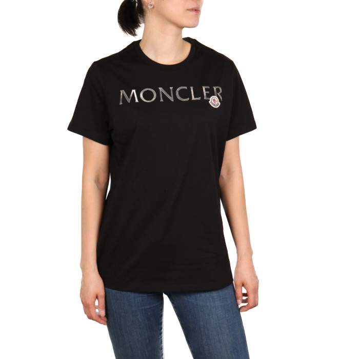 モンクレール MONCLER レディース 半袖Ｔシャツ 8C71510 V8094 999 ブラック【BK】 2020SPSU