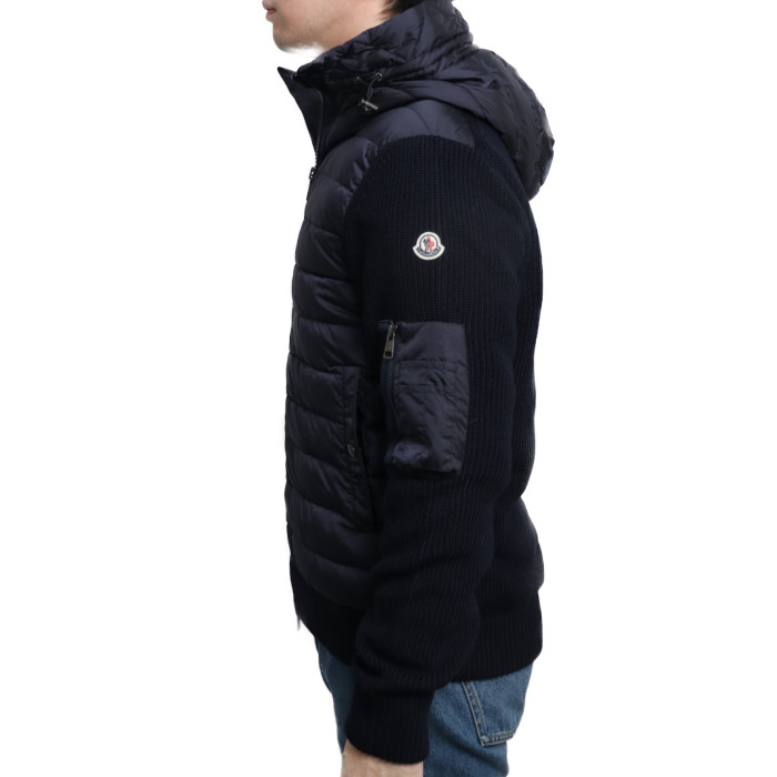 多慶屋公式サイト モンクレール Moncler メンズ ニットダウンジャケット 9b508 9b 340 777 ネイビー Nv