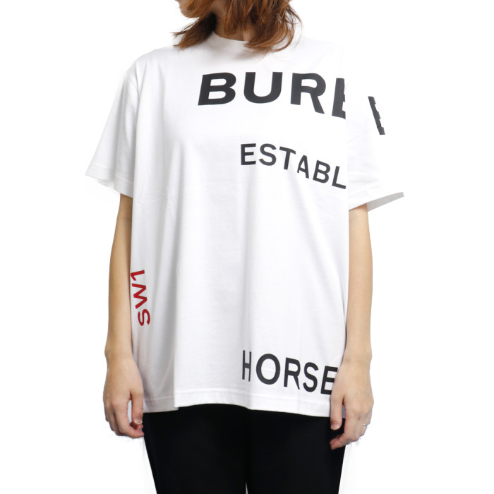 【送料無料!】バーバリー BURBERRY レディース Tシャツ 8017103  ホワイト【WH】