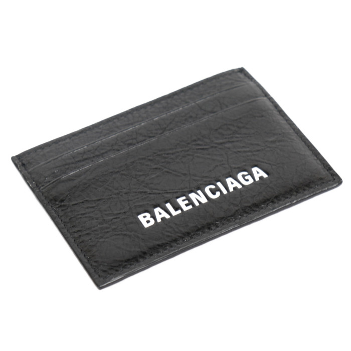 【送料無料!】バレンシアガ BALENCIAGA パスケース 定期入れ カードケース 504932 DB505 100 ブラック メンズ