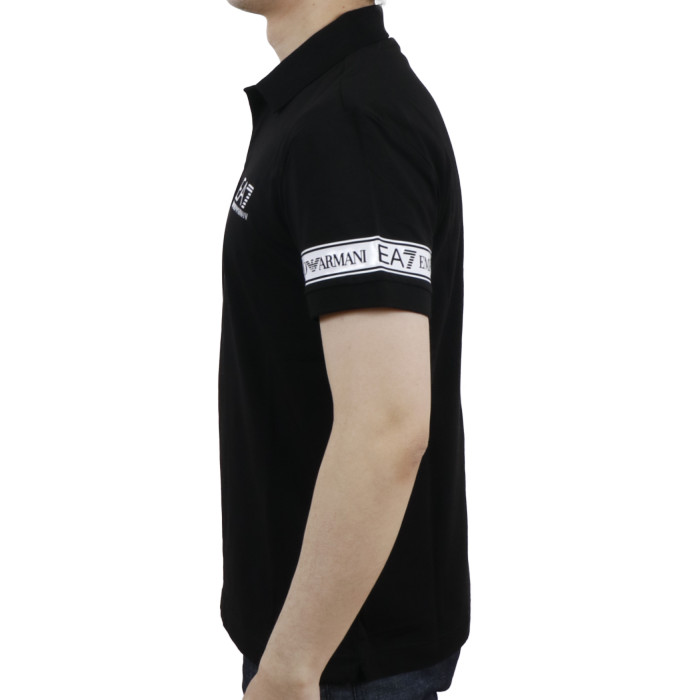 【送料無料!】イーエーセブン EA7 メンズ 半袖 ポロシャツ 3KPF04 1200 ブラック【BLACK】