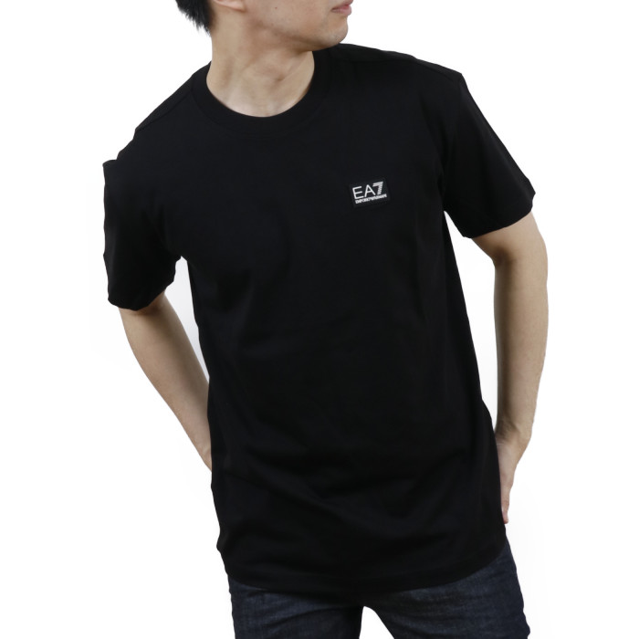 イーエーセブン EA7 メンズ 半袖 Tシャツ カットソー 3KPT63 1200 ブラック【BLACK】