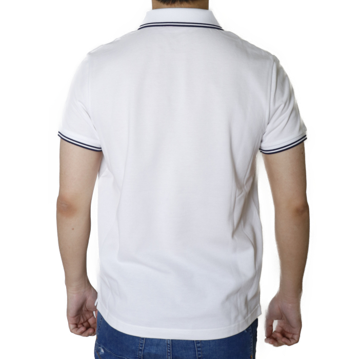 モンクレール MONCLER メンズ 半袖 ポロシャツ 8A706 8A70600 84556  ホワイト【WHITE】