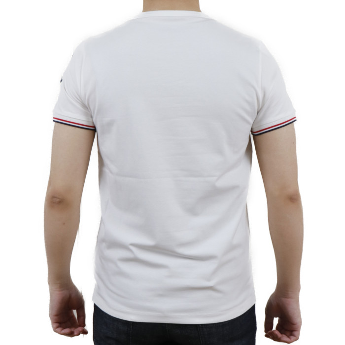 モンクレール MONCLER メンズ 半袖 Tシャツ カットソー 8C716 8C71600 87296 004 ホワイト【WHITE】