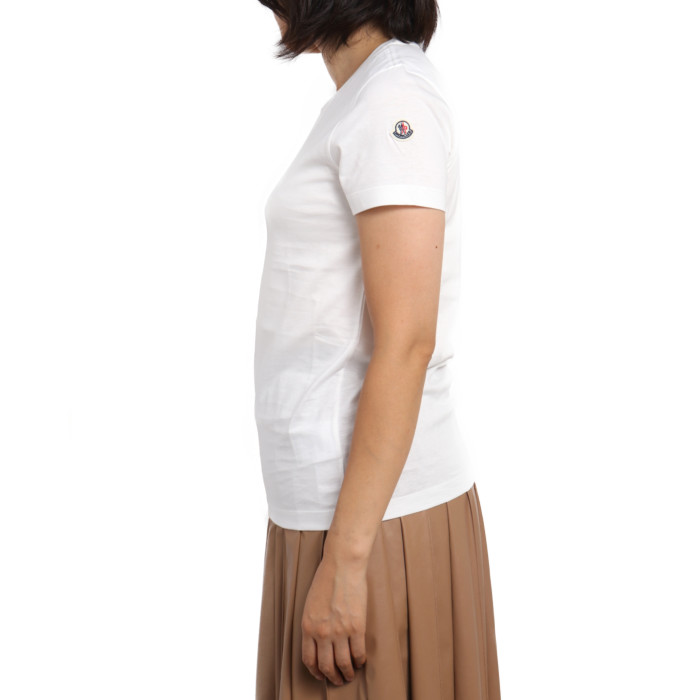 モンクレール MONCLER レディース Tシャツ 8C732 033 ホワイト【WHIITE】 8C73200 V8058