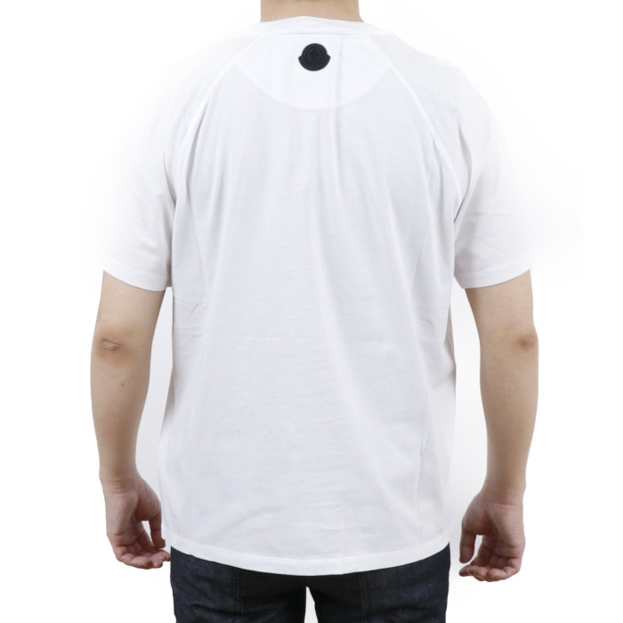 モンクレール MONCLER メンズ 半袖 Tシャツ カットソー 8C7C5 8C7C510 829H8 001 ホワイト【WHITE】