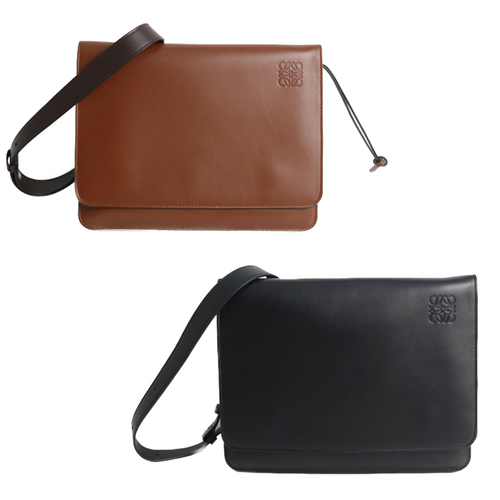 LOEWE ロエベ ガセットフラット メッセンジャー 335.54.Z13 ショルダー