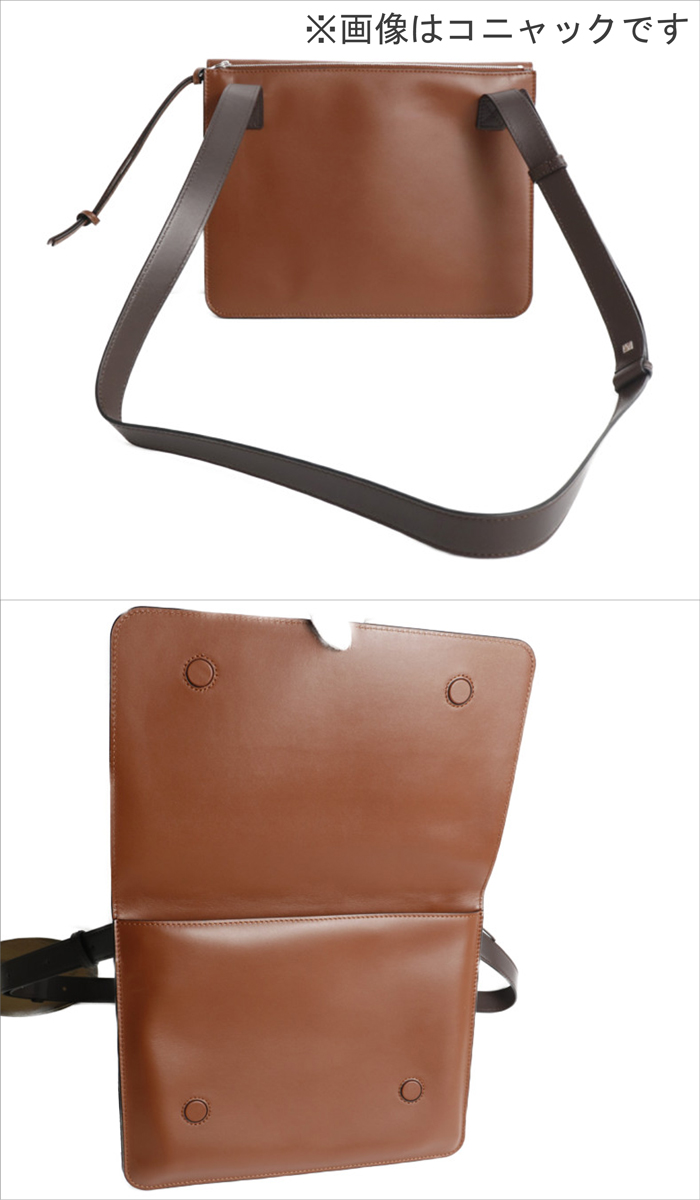 ロエベ LOEWE ショルダーバッグ ガセット フラット メッセンジャーバッグ 335 54 Z13 1100 ブラック メンズ