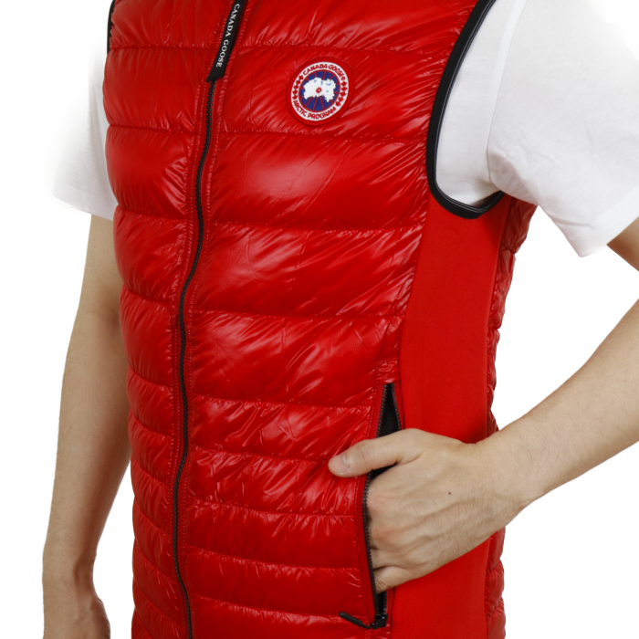 カナダグース CANADA GOOSE メンズ ダウンベスト HYBRIDGE LITE VEST QUILTED ハイブリッジライトベスト 2715M  レッド【RED】