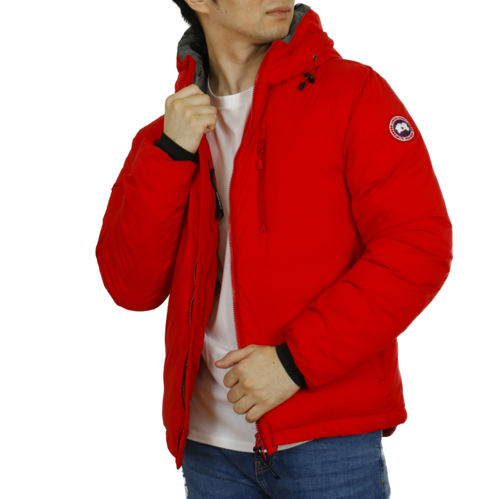 カナダグース CANADA GOOSE メンズ ダウンジャケット LODGE HOODY ロッジ フーディ 5078M  レッド【RED】