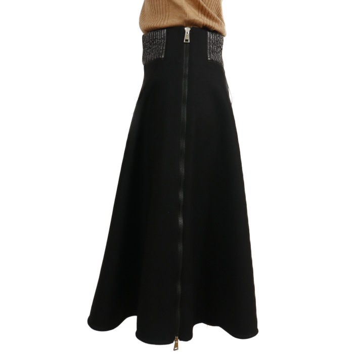 【送料無料!】モンクレール MONCLER レディース スカート 2D00009 2D00009 549FX 999 ブラック【BLACK】