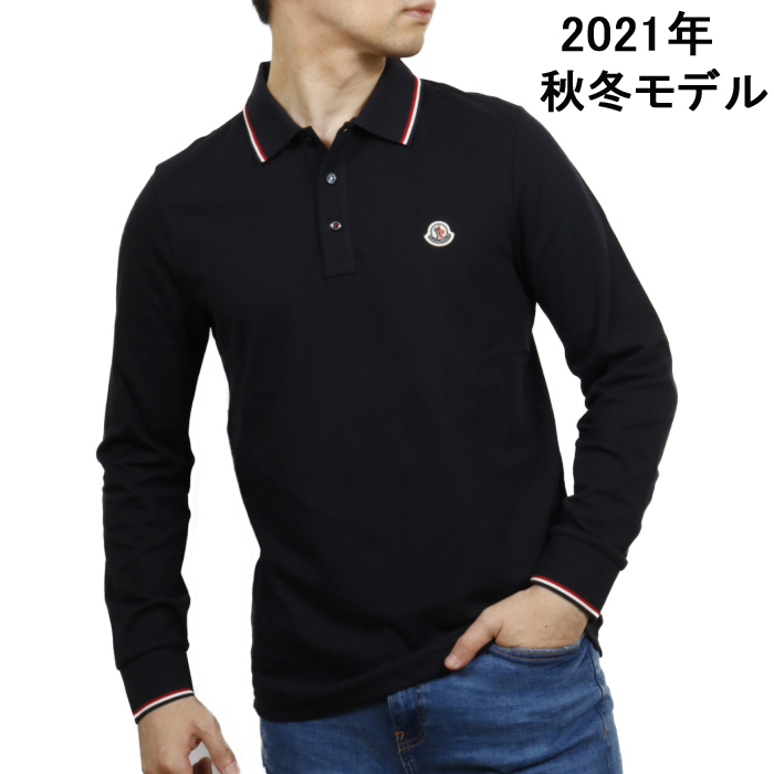 多慶屋公式サイト / モンクレール MONCLER メンズ 長袖 ポロシャツ 8B701 8B70100 84556 77X ネイビー【NAVY】