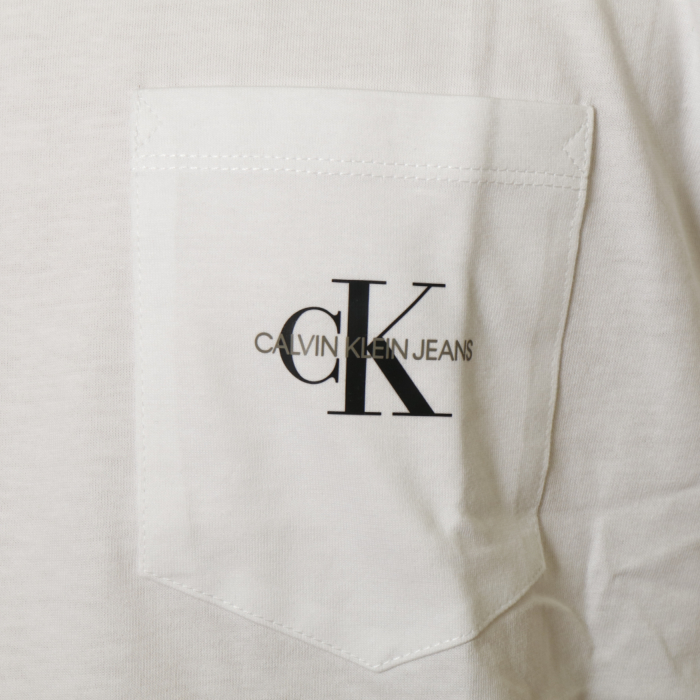 【送料無料!】カルバンクライン ジーンズ CALVIN KLEIN JEANS メンズ 半袖 Tシャツ カットソー J30J317294 YAF ホワイト【WHITE】
