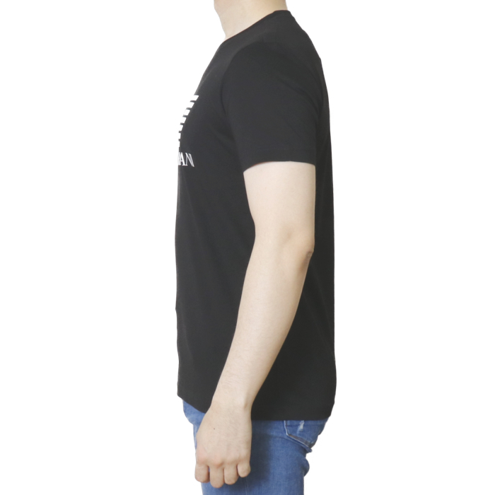 イーエーセブン EA7 メンズ 半袖 Tシャツ カットソー 3KPT81 1200  ブラック【BLACK】