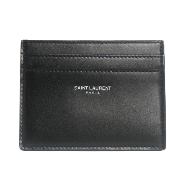 サンローラン SAINT LAURENT カードケース カードホルダー 375946 0U90N 1000 ブラック メンズ