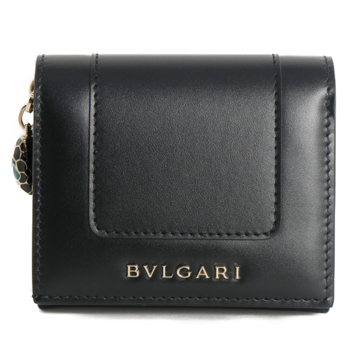 多慶屋公式サイト / ブルガリ BVLGARI 三つ折り財布 セルペンティ フォーエバー SERPENTI FOREVER 288032 ブラック  グリーン レディース