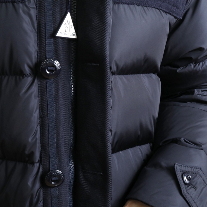 モンクレール MONCLER メンズ ダウン コート ジャケット TOURVILLE 4237185 54155 743 ネイビー【NAVY】 サイズ【5】