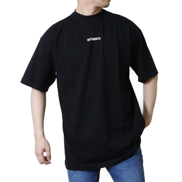 新品 VETEMENTS  Oversize  半袖Tシャツ 黒