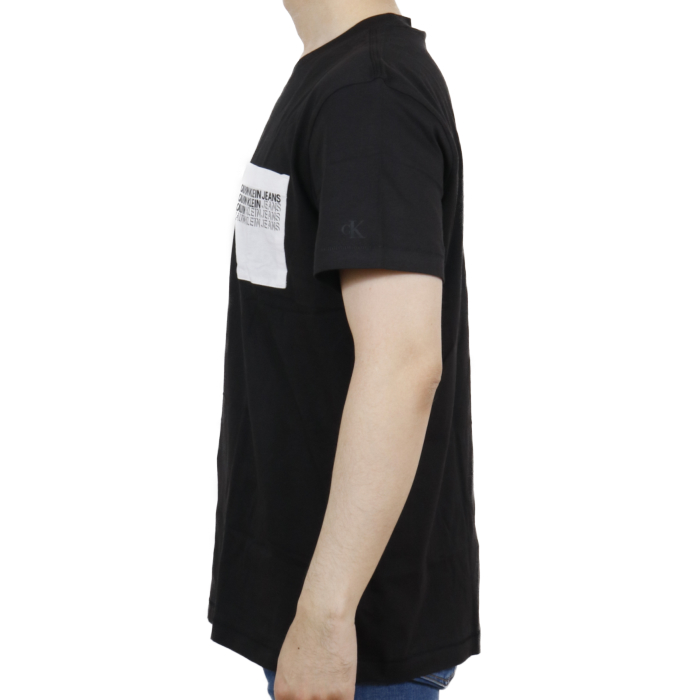 カルバンクライン　ジーンズ CALVIN KLEIN JEANS メンズ 半袖 Tシャツ J30J319293 BEH ブラック【BLACK】