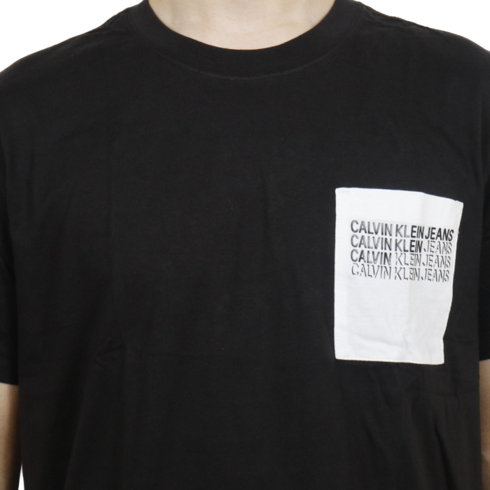 カルバンクライン　ジーンズ CALVIN KLEIN JEANS メンズ 半袖 Tシャツ J30J319293 BEH ブラック【BLACK】