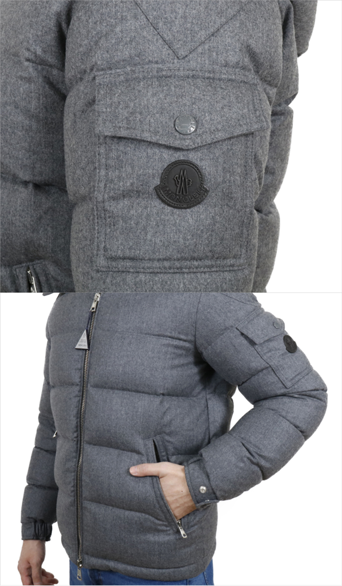 MONCLER ダウン チャコールグレー