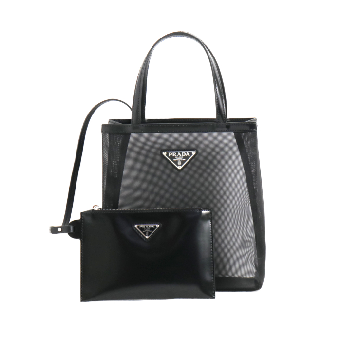 PRADA プラダ オールレザー トートバッグ BN2626 ブラック古着屋dropOut