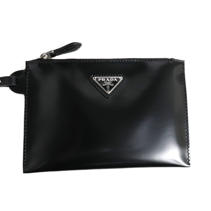 PRADA プラダ トートバッグ 1BG417 RETE SPAZZOLATO VO 2DZ8BK NERO ブラック レディース