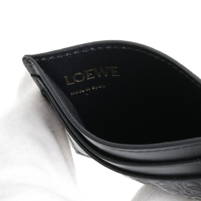 ロエベ LOEWE カードケース C499322X03 1100 ブラック メンズ