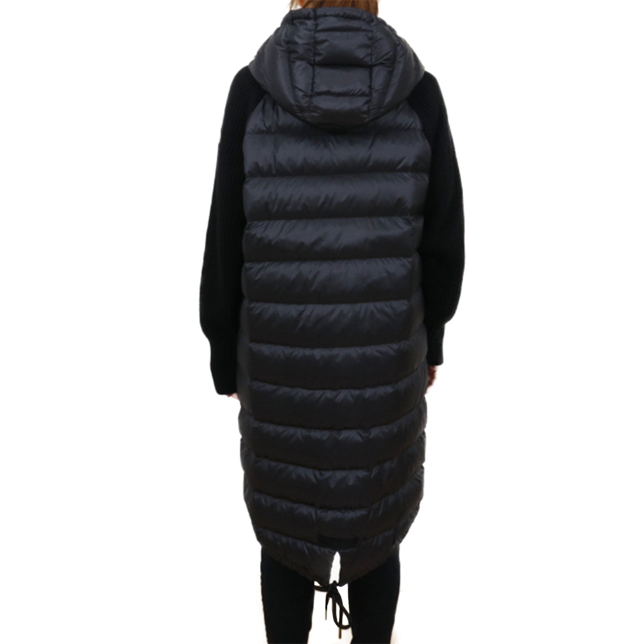 モンクレール MONCLER レディース ニット ダウンコート 9B00009 9B00009 M1131 999 ブラック【BLACK】 S