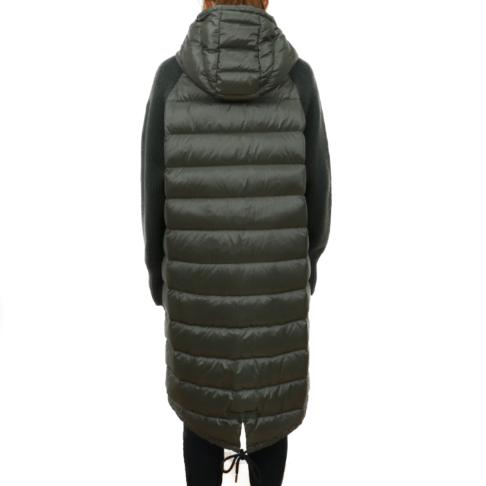 モンクレール MONCLER レディース ニット ダウンコート 9B00009 M1241 829 カーキ【KHAKI】 S