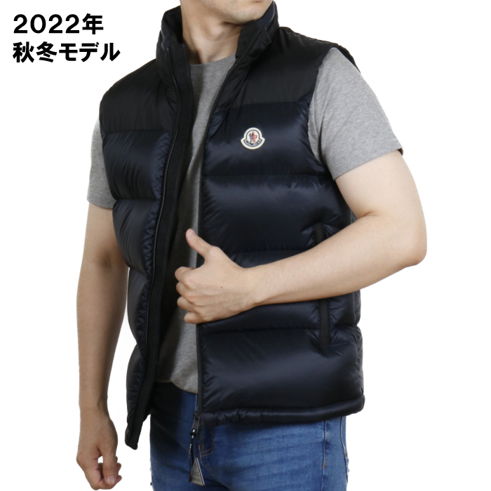 モンクレール MONCLER メンズ ダウンベスト OPHRYS 1A00160 5967G 776 ネイビー【NAVY】