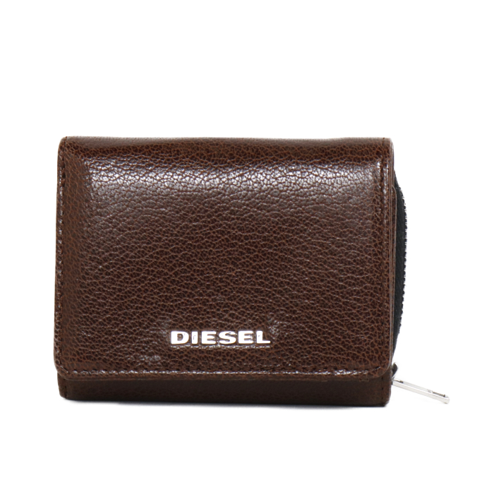 ディーゼル DIESEL 小銭入れ付き 三つ折り財布 X06639 P3043 H4940 ブラウン メンズ
