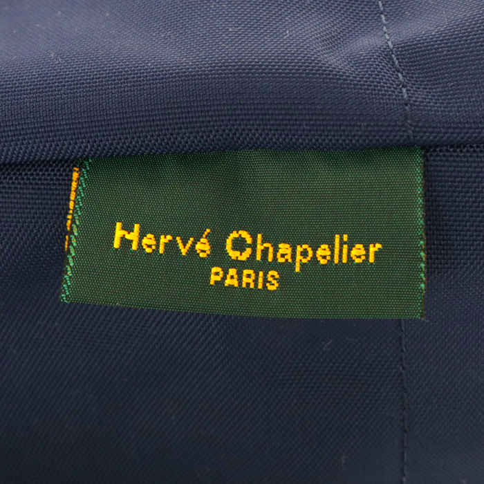 エルベシャプリエ Herve Chapelier 舟形 トートバッグ Mサイズ 1027N 14 14 ブルーニュイ×ブルーニュイ レディース