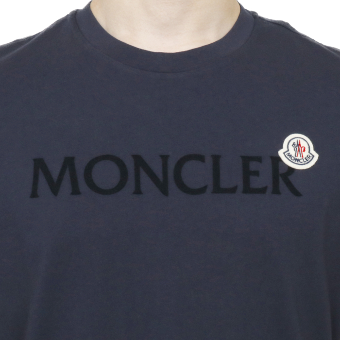 モンクレール MONCLER メンズ Tシャツ 8C00047 8390T 778 ネイビー S
