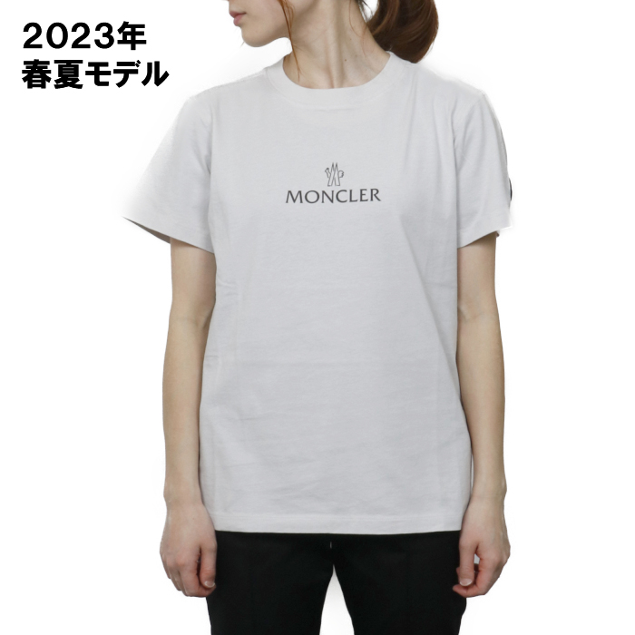 モンクレール MONCLER レディース Tシャツ 8C00005 829H8 91R ホワイト【S】