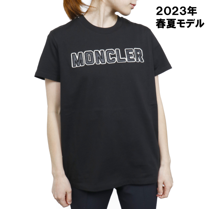 モンクレール MONCLER レディース Tシャツ 8C00008 829HP 999 ブラック