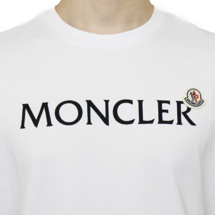 モンクレール MONCLER メンズ Tシャツ 8C00064 8390T 001 ホワイト【S】