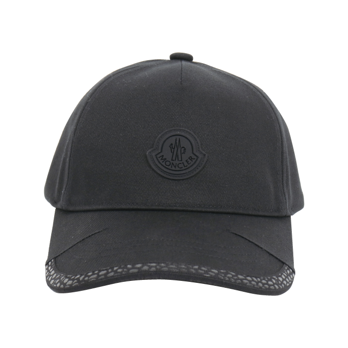 MONCLER モンクレール レディース ベースボールキャップ  帽子 CAP 3B00004 0U082 ブラック BLACK 黒