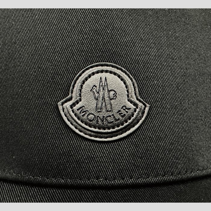 MONCLER モンクレール 3B00045 0U082  ベースボールキャップ 帽子 CAP ブラック BLACK 黒 野球帽